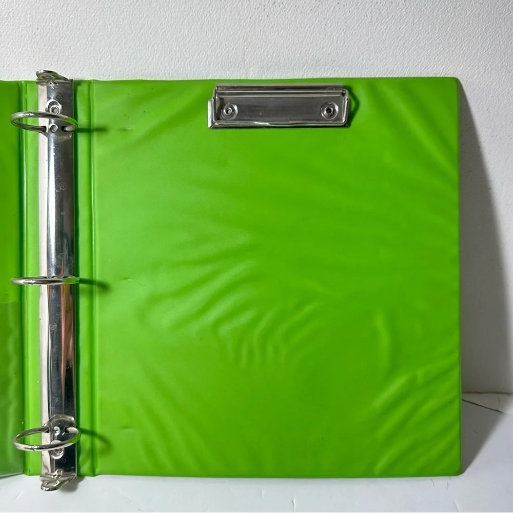Vintage Sanrio Keroppi Keroleen Notebook Binder 1993 Green Frog Hello Kitty 90s